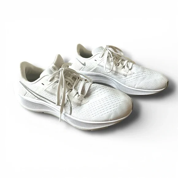 WMNS Nike Air Zoom Pegasus 38 White Silver Size 8.5 - Picture 7 of 12